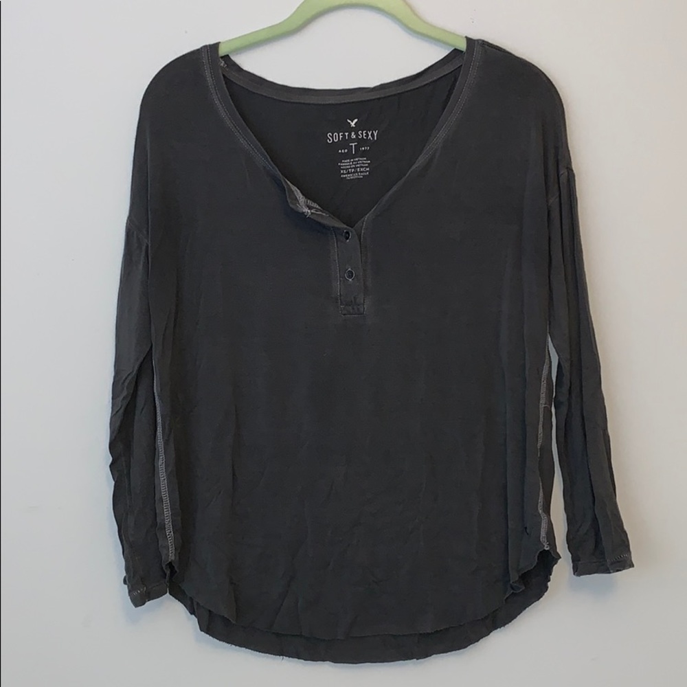 2 for $13 Soft n Sexy Grey Long Sleeve